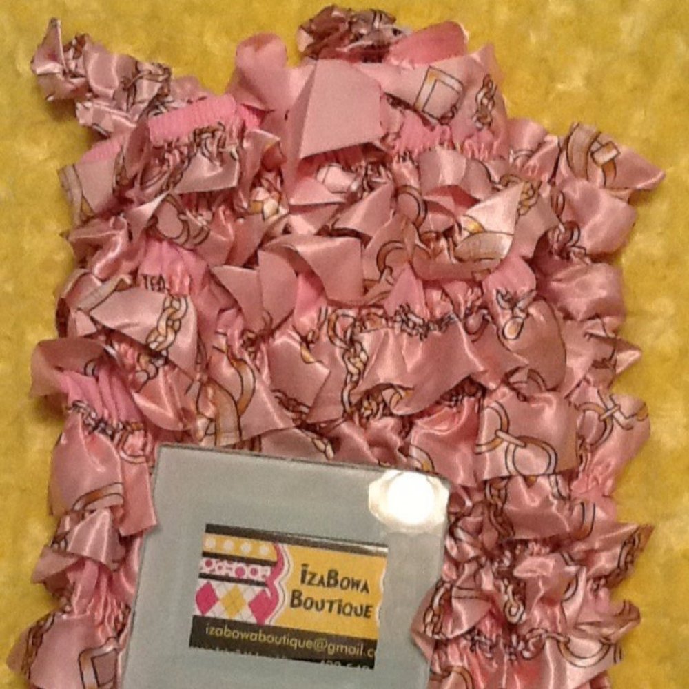 Light Pink with Chain Design Satin Romper  CHR  NWT Boutique